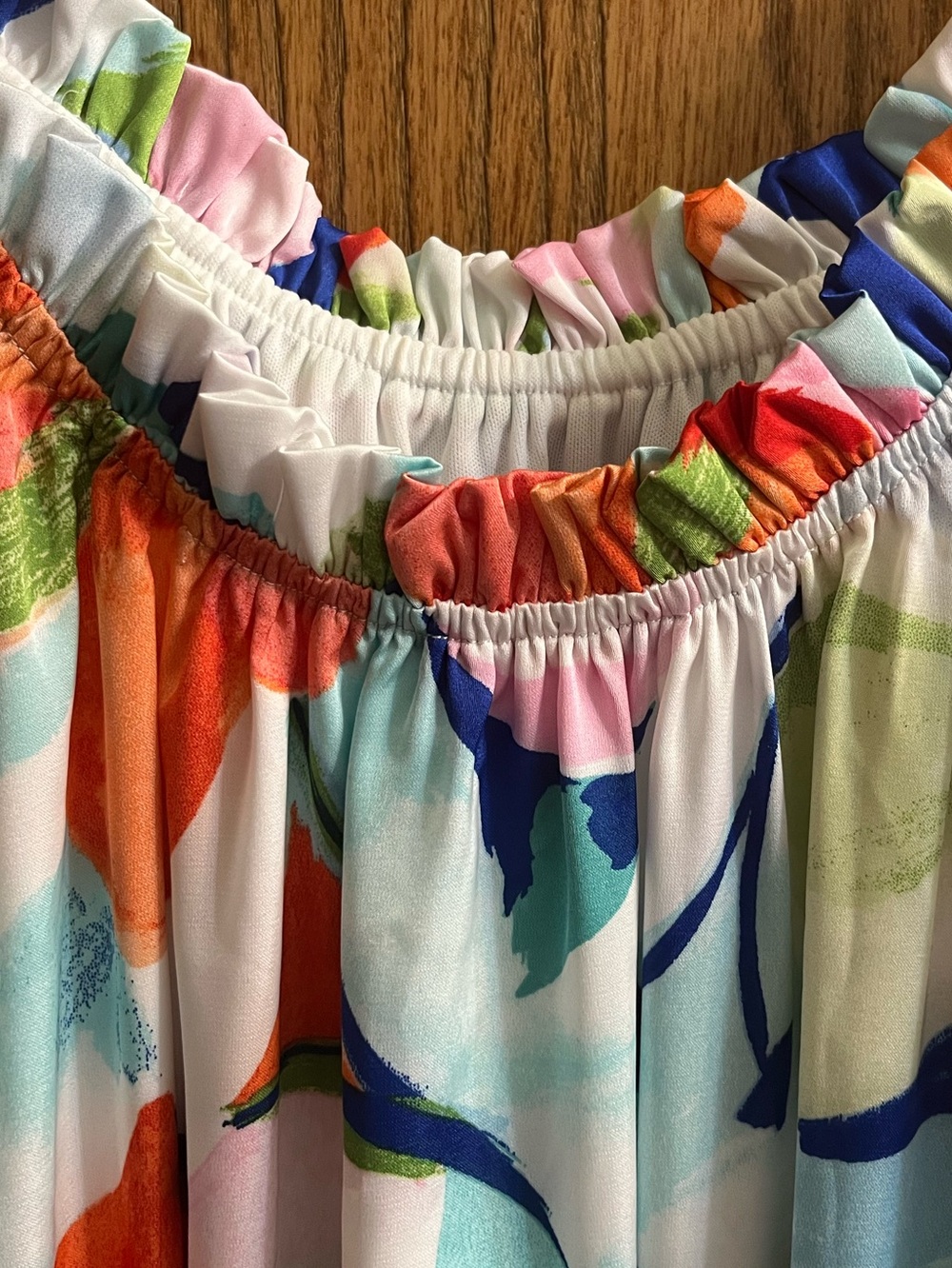 Nicole Miller New York Colorful Floral Maxi Dress - Picture 3 of 4